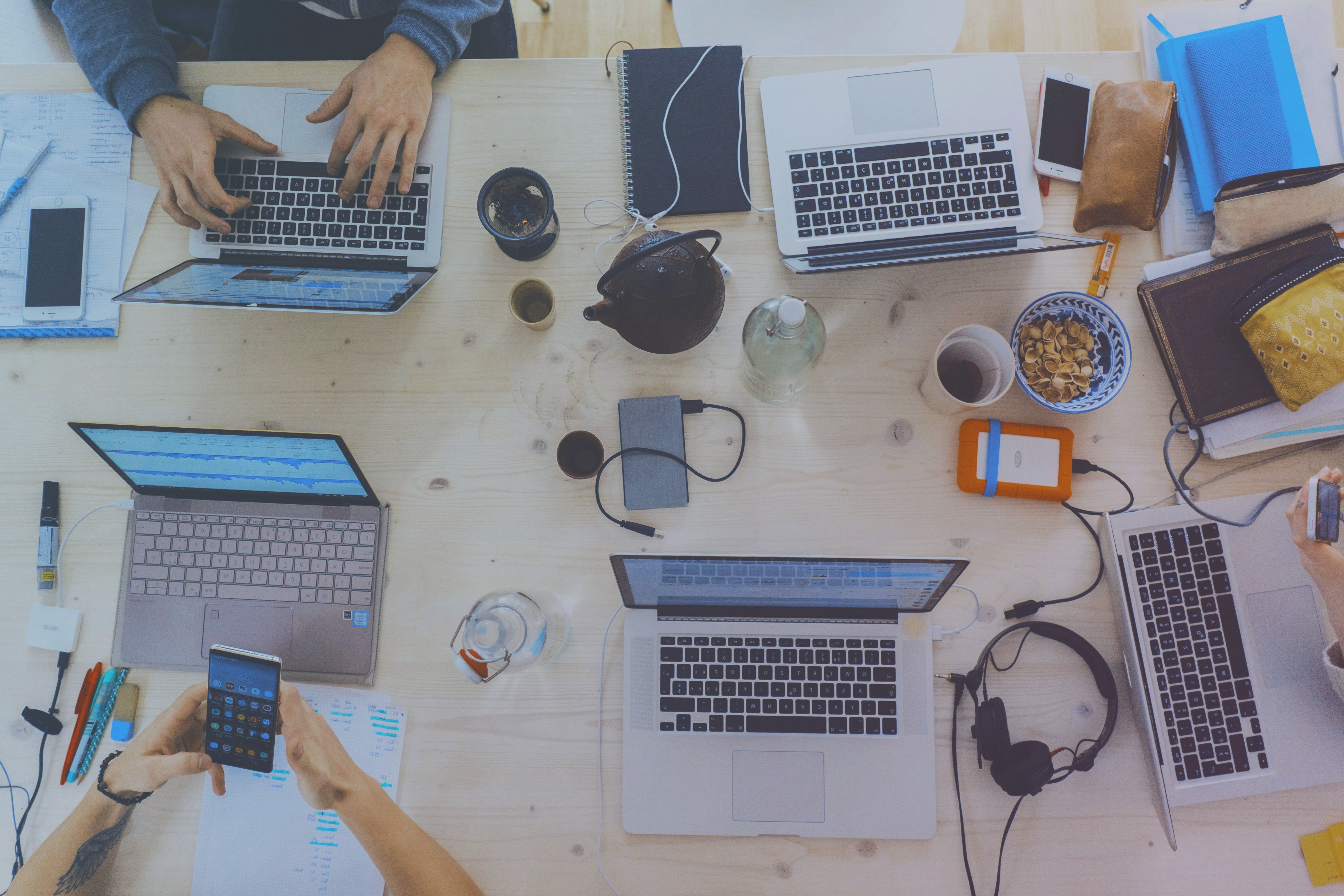 Diagram of a secure IoT network